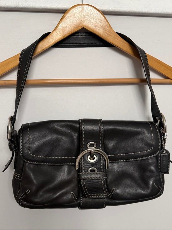 Coach Handbags - Coach 9434 Vintage SoHo Black Leather Shoulder Bag